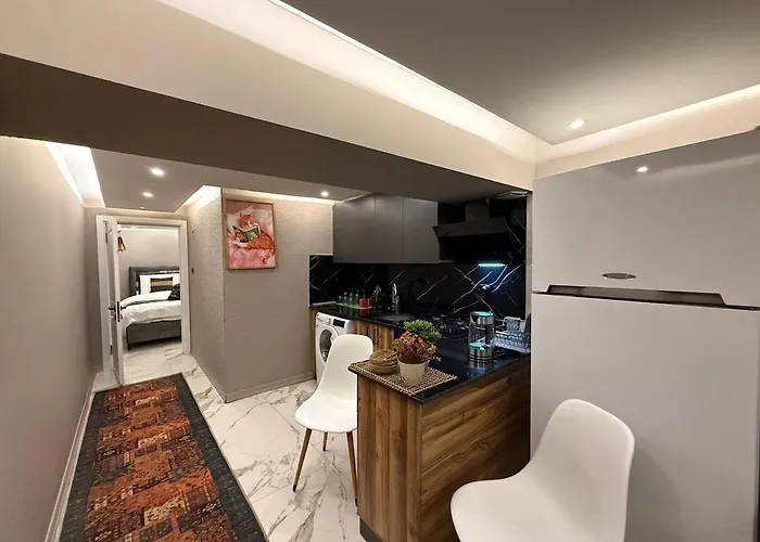 Daire Cozy 1br Basement Close To Metro *